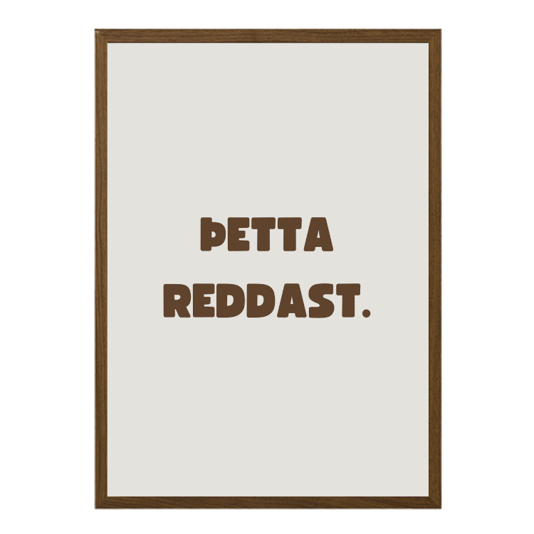 Þetta reddast