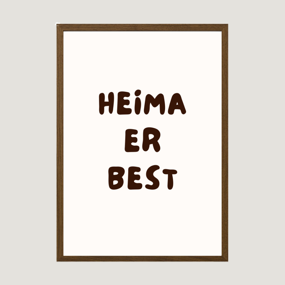 Heima er best