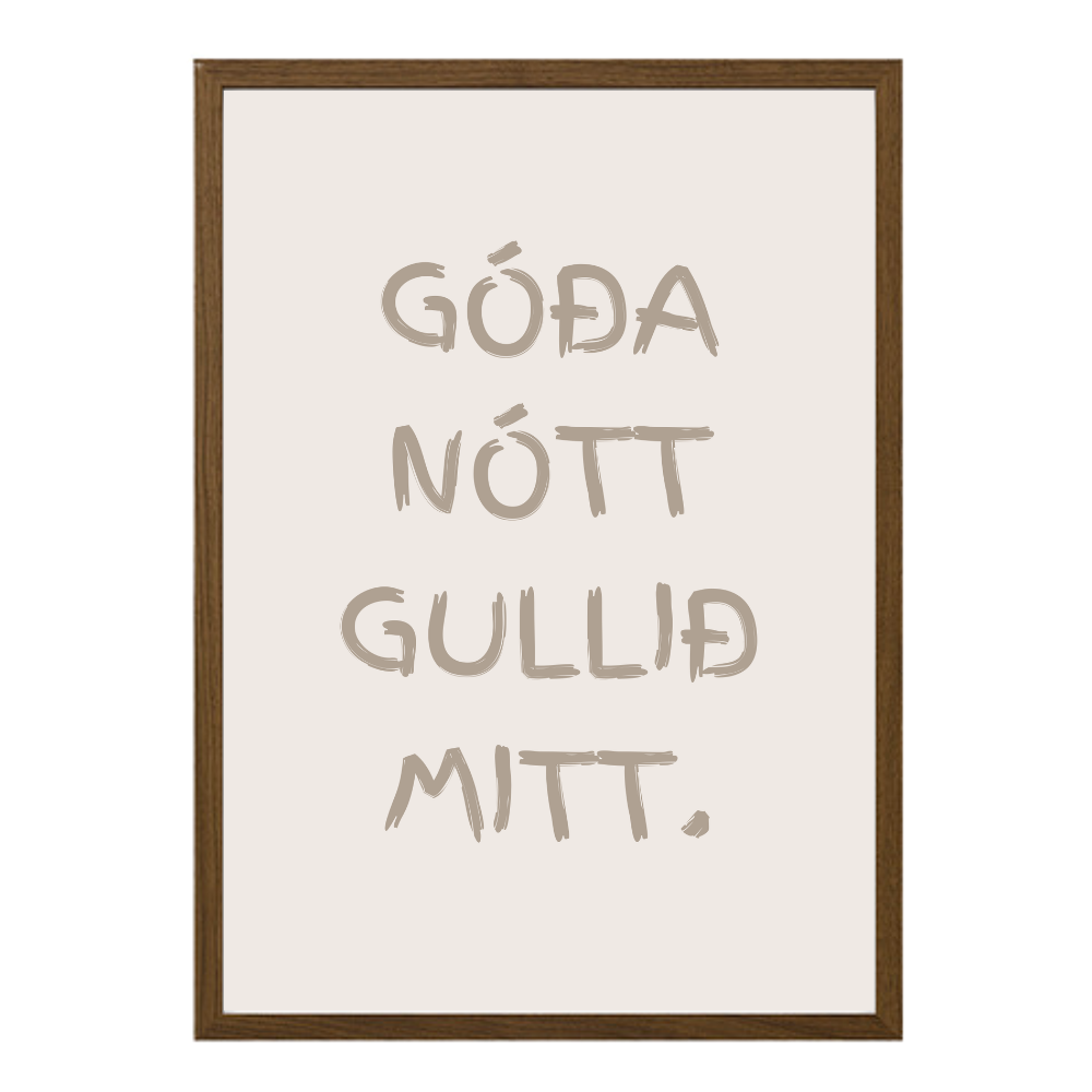 Góða nótt gullið mitt
