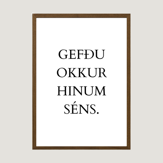 Gefðu okkur hinum séns