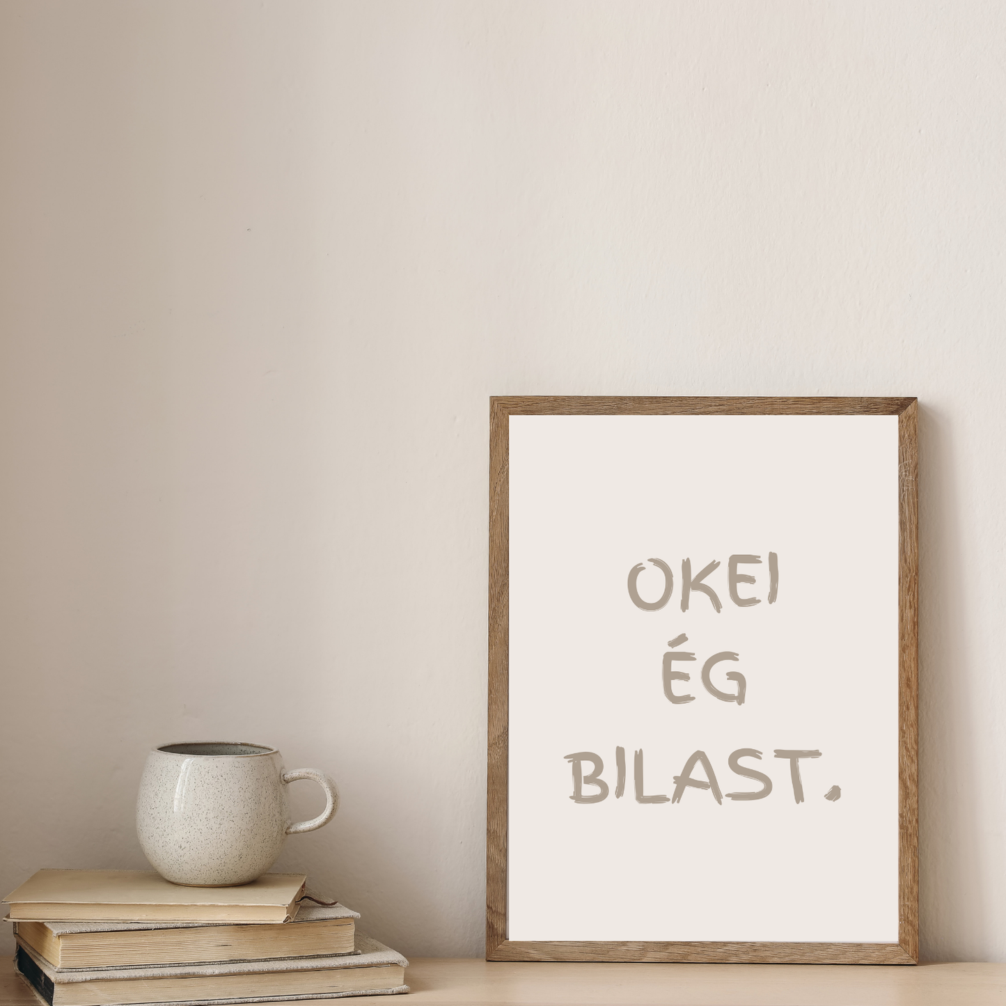Okei ég bilast.