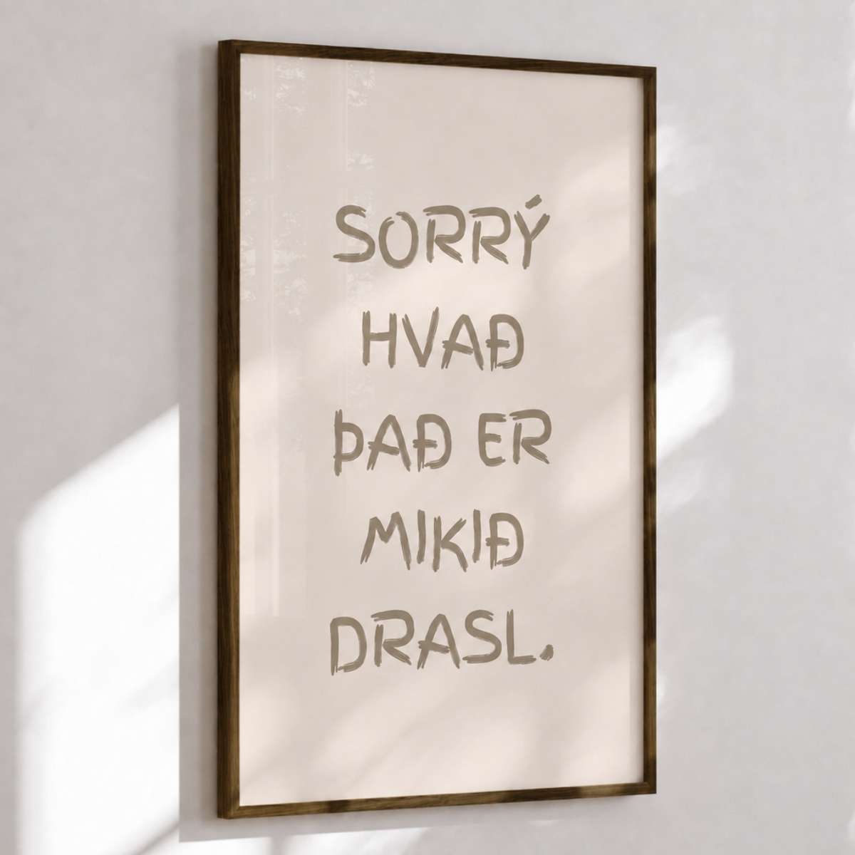 Sorrý hvað það er mikið drasl