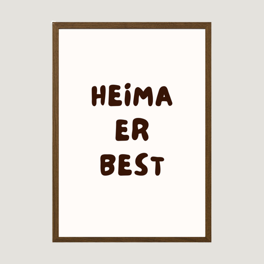 Heima er best