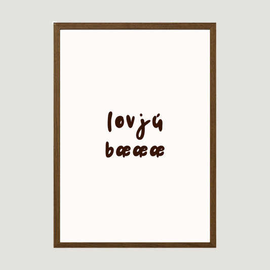 Lovjú bæææ