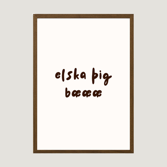 elska þig bæææ