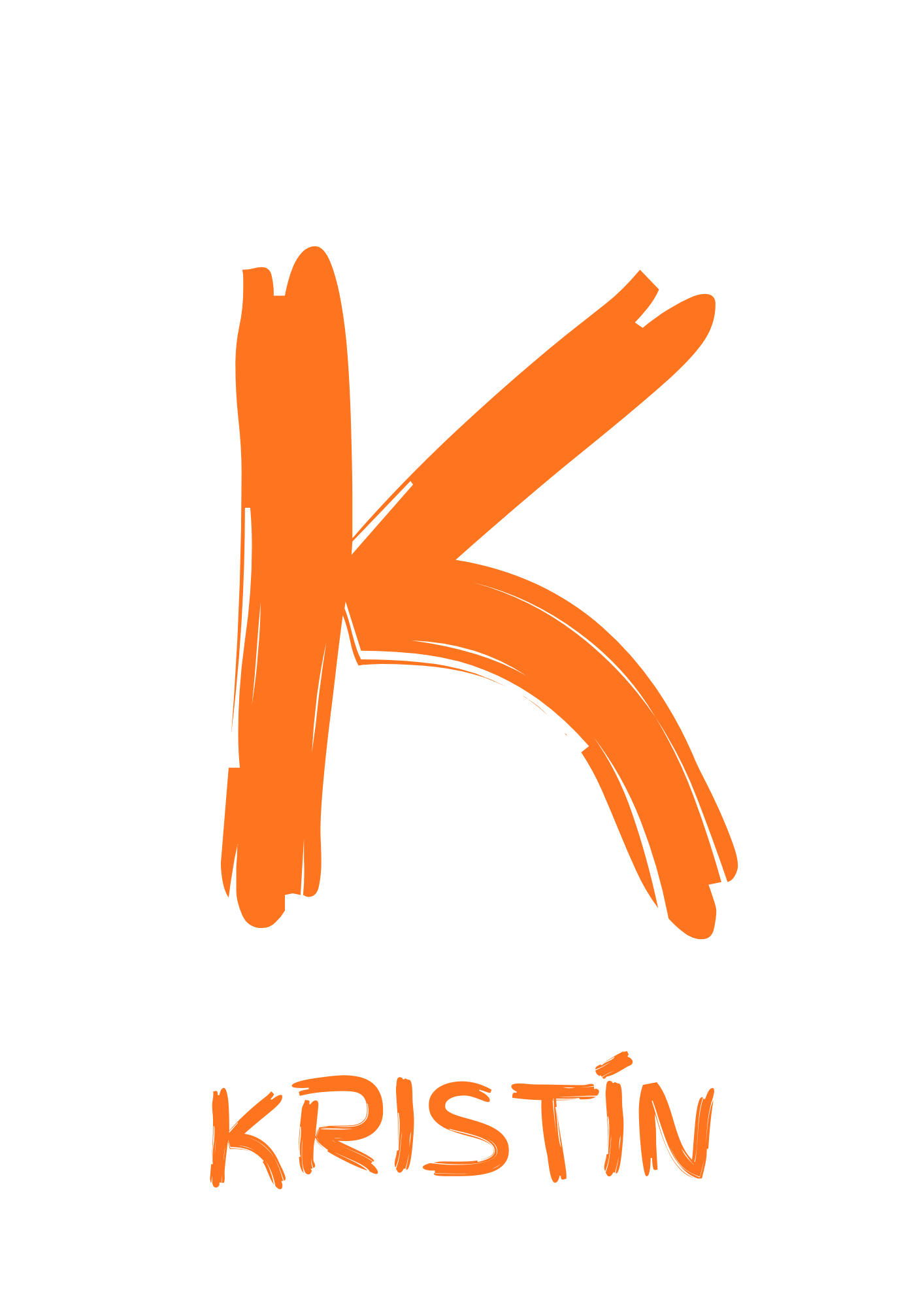 Stafurinn minn - Sérhannað plakat