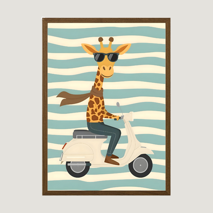 Gíraffi á hraðferð