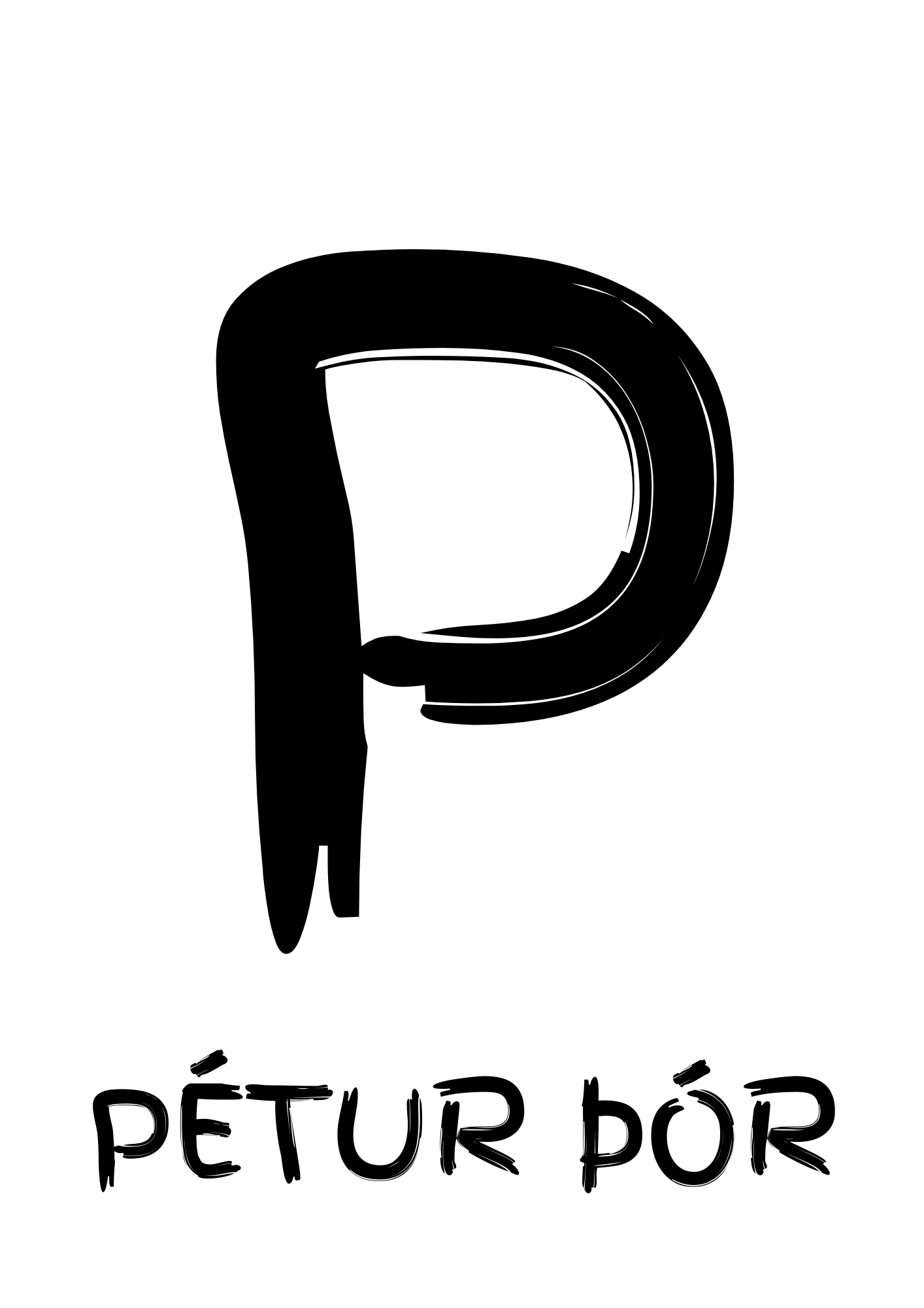 Stafurinn minn - Sérhannað plakat