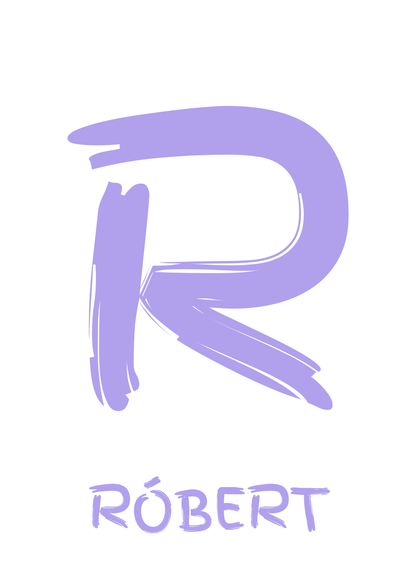 Stafurinn minn - Sérhannað plakat