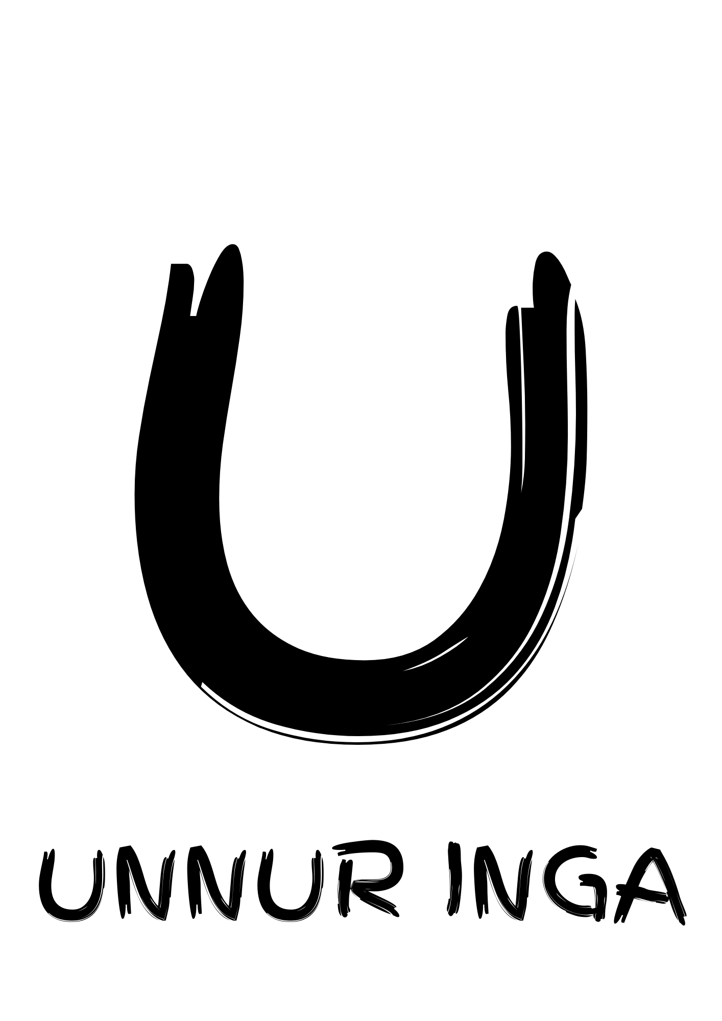 Stafurinn minn - Sérhannað plakat