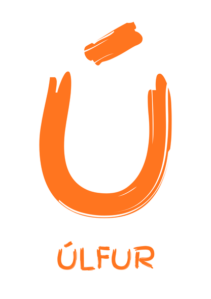 Stafurinn minn - Sérhannað plakat