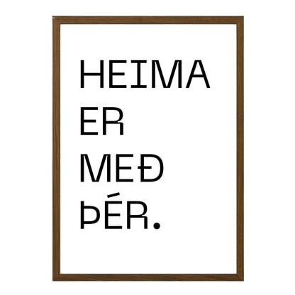 Heima er með þér