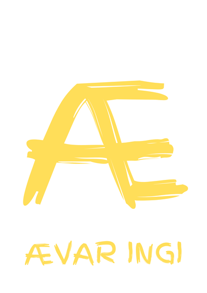 Stafurinn minn - Sérhannað plakat