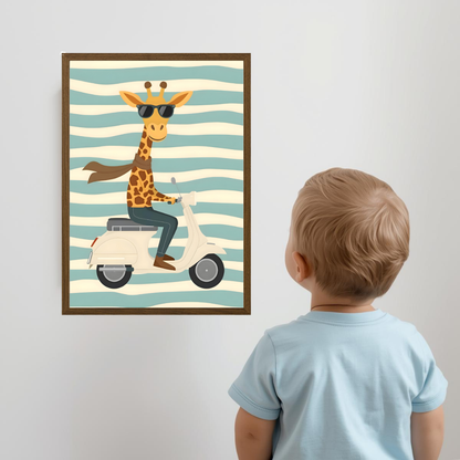 Gíraffi á hraðferð