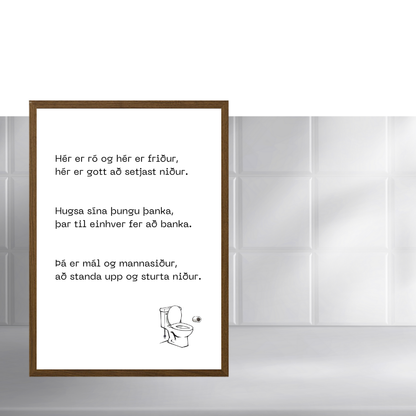 Hér er ró og hér er friður