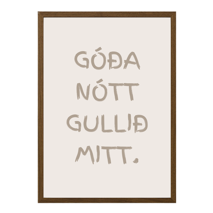 Góða nótt gullið mitt