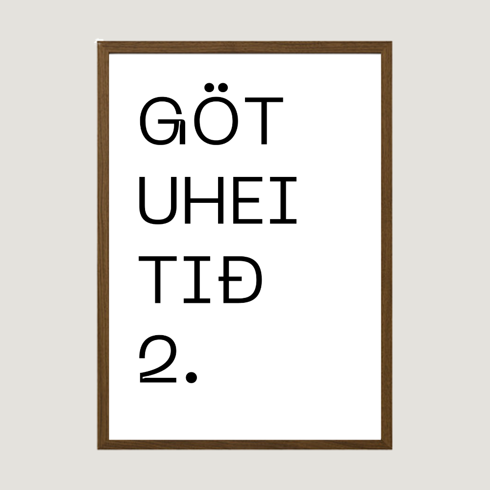 Sérhannað gatan mín plakat