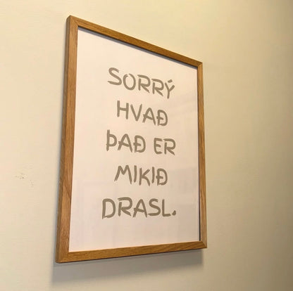 Sorrý hvað það er mikið drasl