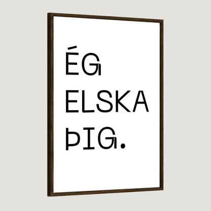 Ég elska þig - Plakat