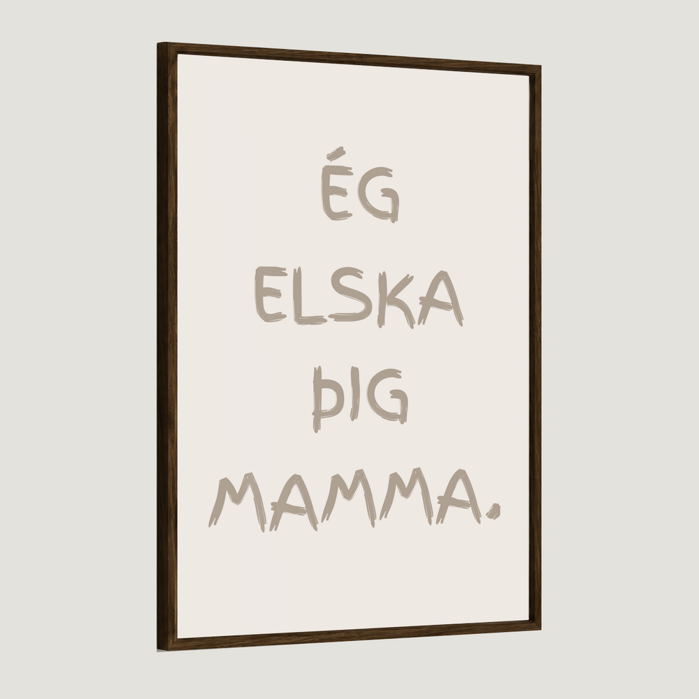 Ég elska þig afi, amma, mamma, pabbi