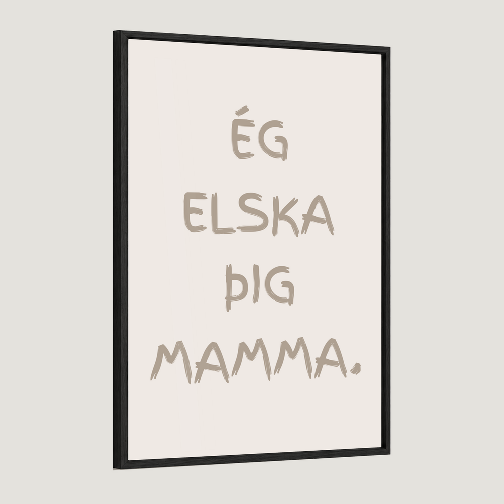 Ég elska þig afi, amma, mamma, pabbi