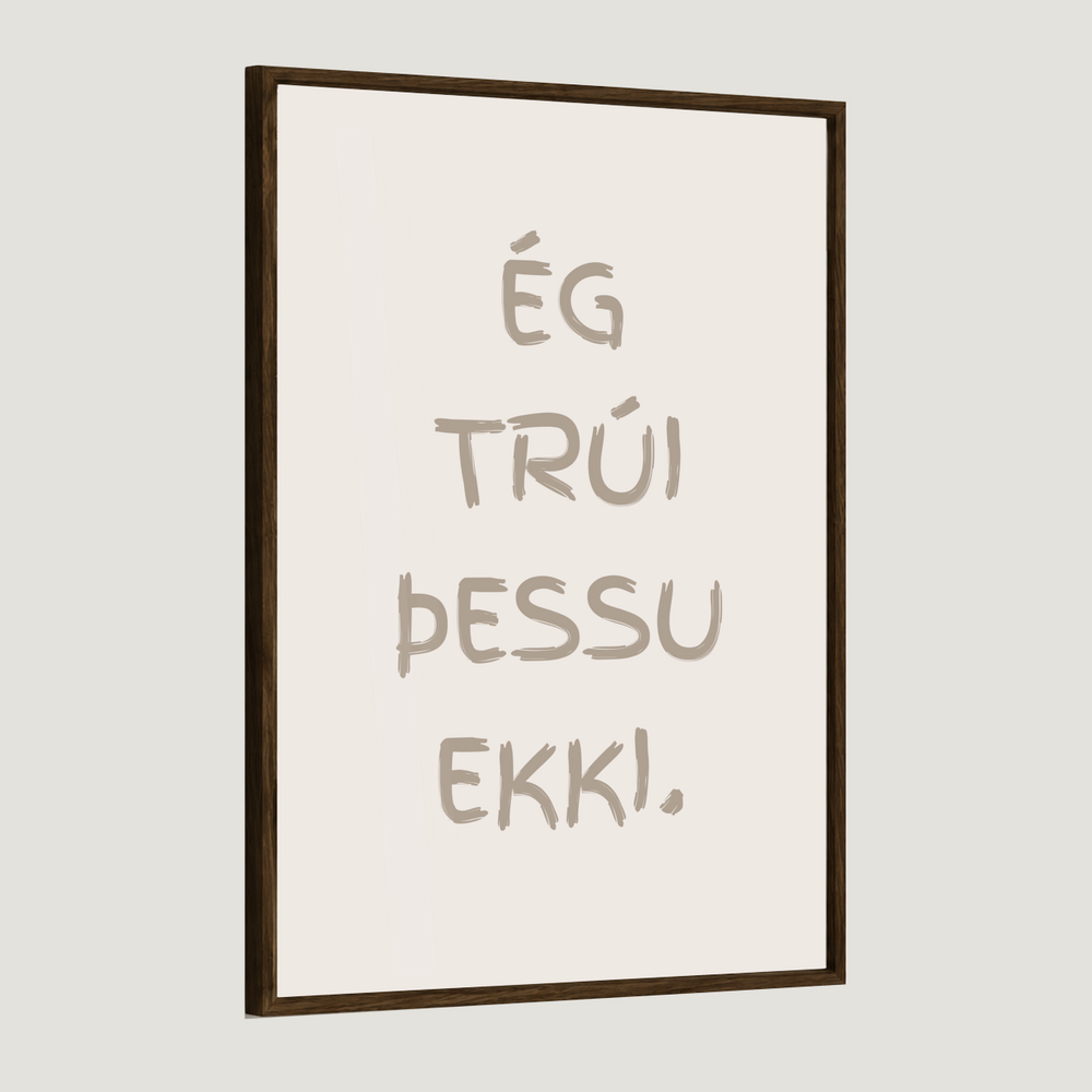 Ég trúi þessu ekki