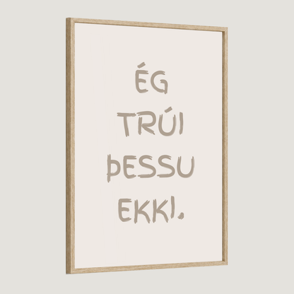 Ég trúi þessu ekki