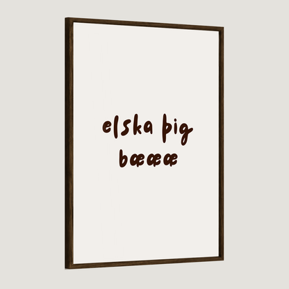 elska þig bæææ