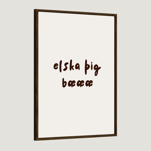 elska þig bæææ