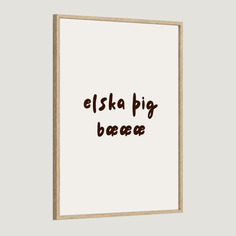 elska þig bæææ