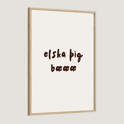 elska þig bæææ