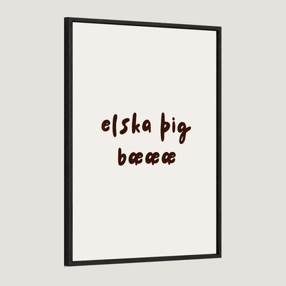 elska þig bæææ