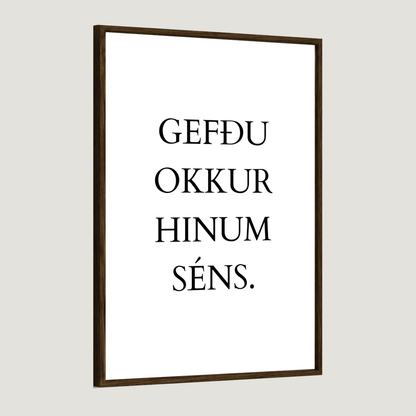 Gefðu okkur hinum séns