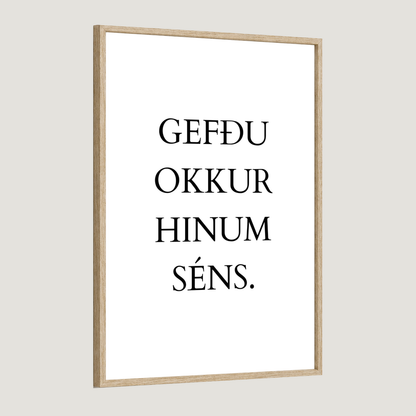 Gefðu okkur hinum séns