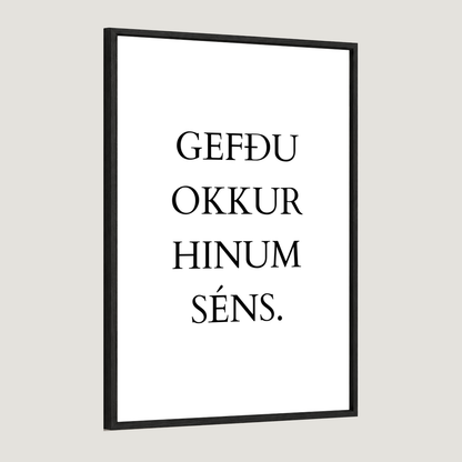 Gefðu okkur hinum séns