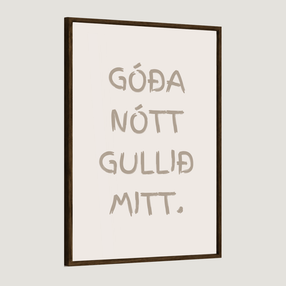 Góða nótt gullið mitt