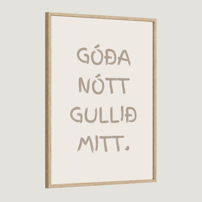 Góða nótt gullið mitt