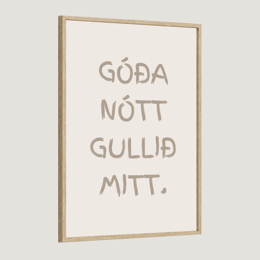Góða nótt gullið mitt