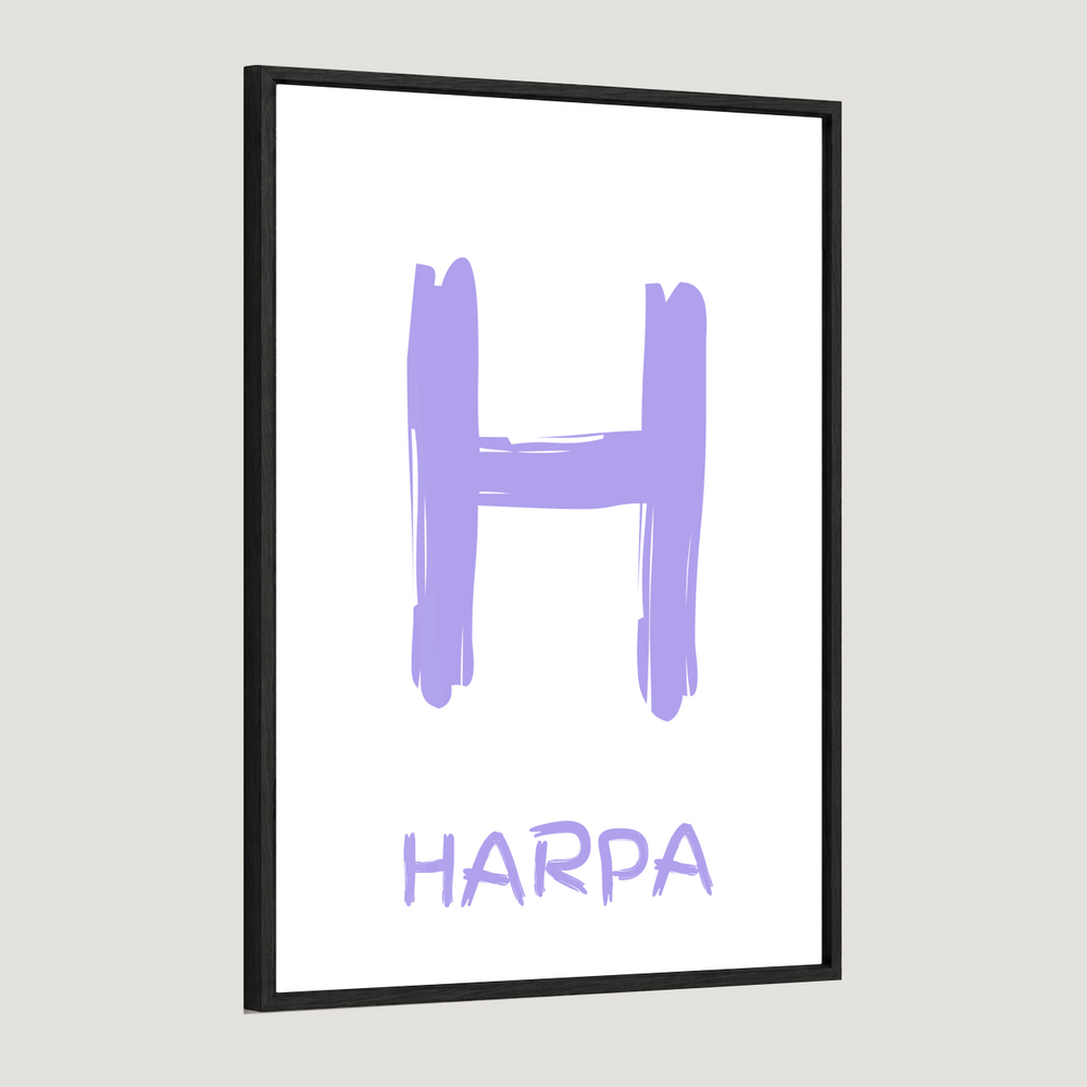 Stafurinn minn - Sérhannað plakat