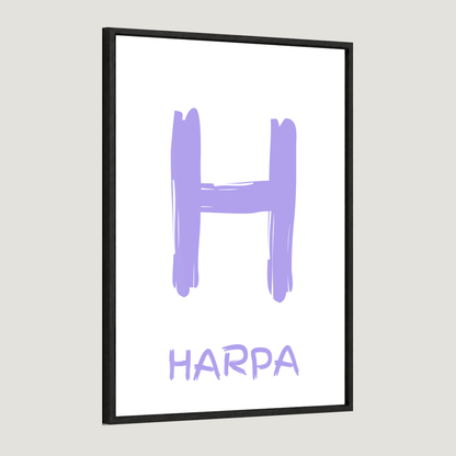 Stafurinn minn - Sérhannað plakat
