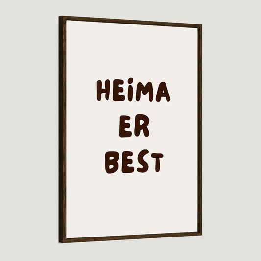Heima er best