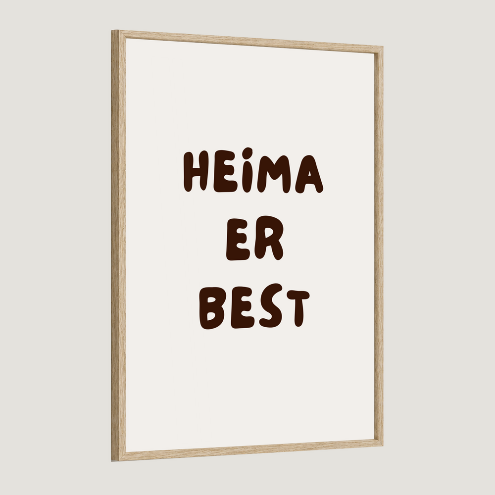 Heima er best