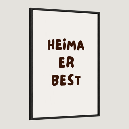 Heima er best