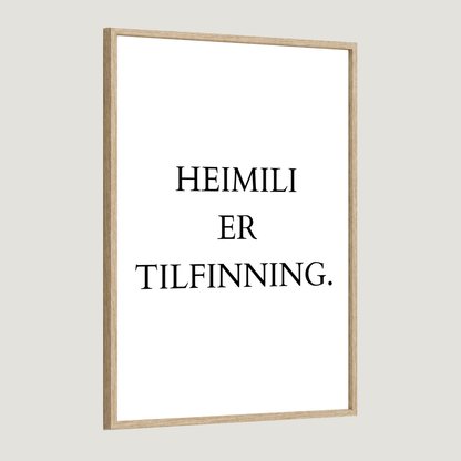 Heimili er tilfinning