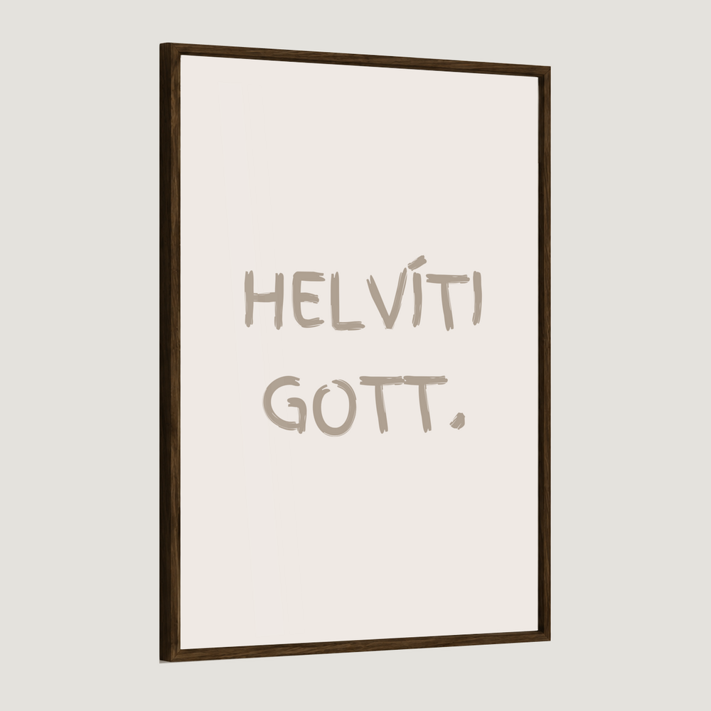 Helvíti gott