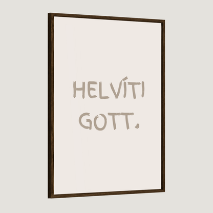 Helvíti gott