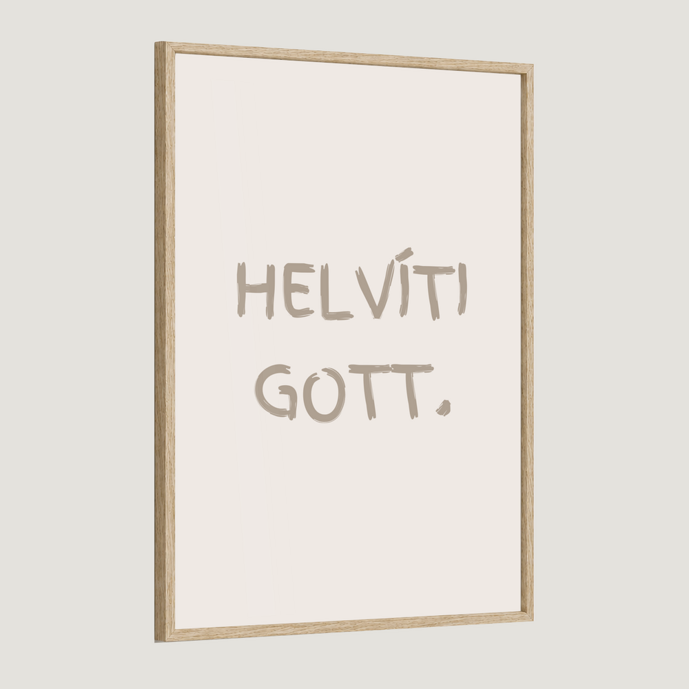 Helvíti gott