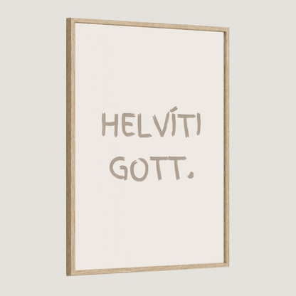 Helvíti gott