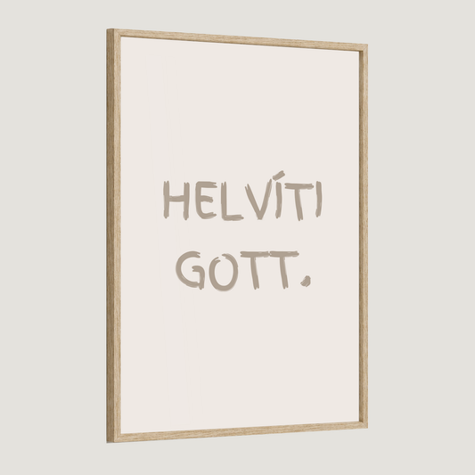 Helvíti gott