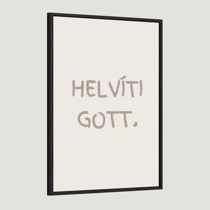 Helvíti gott